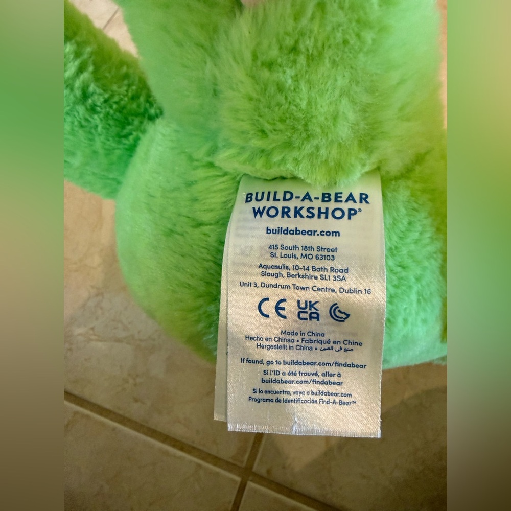 Build-A-Bear Spring Green Frog - Picture 2 of 5
